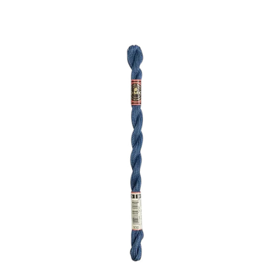 930 Antique Blue - DK, DMC Perle Cotton #5 Skein