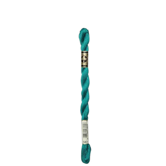 943 Aquamarine - MED, DMC Perle Cotton #5 Skein