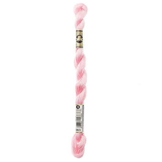 963 Dusty Rose - ULT VY LT, DMC Perle Cotton #5 Skein