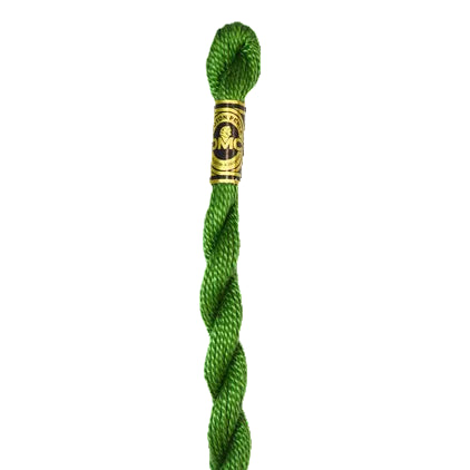 987 Forest Green - DK, DMC Perle Cotton #5 Skein