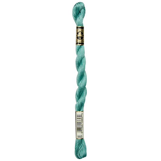 993 Aquamarine - VY LT, DMC Perle Cotton #5 Skein