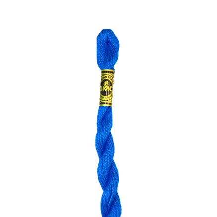 995 Electric Blue - DK, DMC Perle Cotton #5 Skein