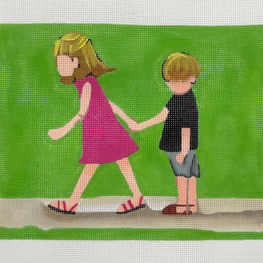 Blue Water Needlepoint Laura Loe 
The Two BW-474LL