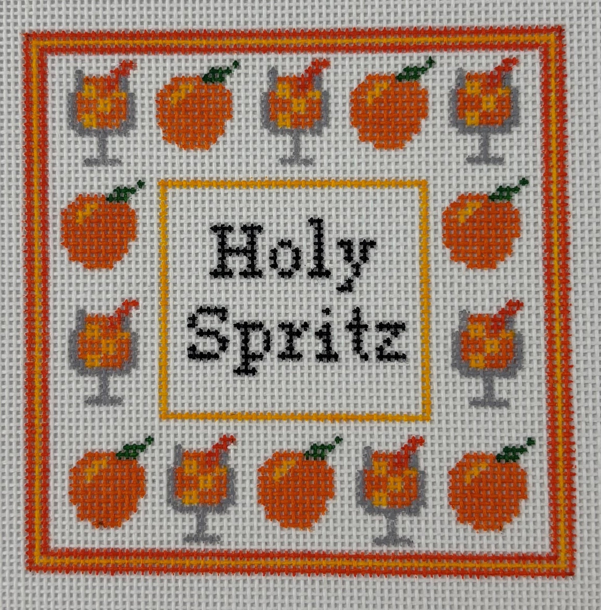 Mopsey Design Needlepoint
Drink Coasters
Holy Spritz MD.GHN-26