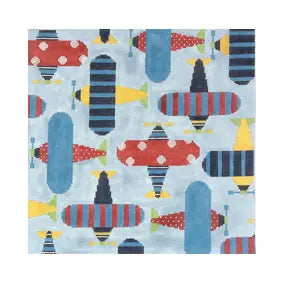 CBK Needlepoint Collections Ann Kelle AK-PL06 Airplanes Pillow
