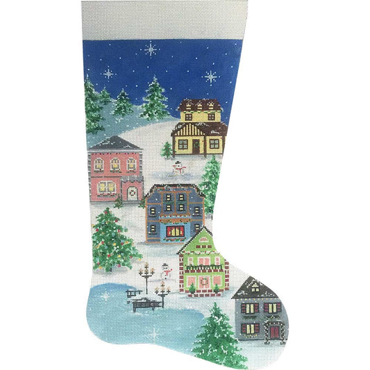 Winter Village Stocking (TS)