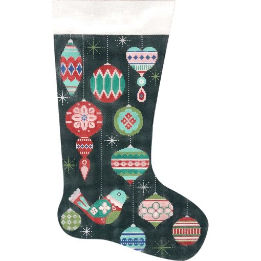 Partridge & Ornaments Stocking (TS)