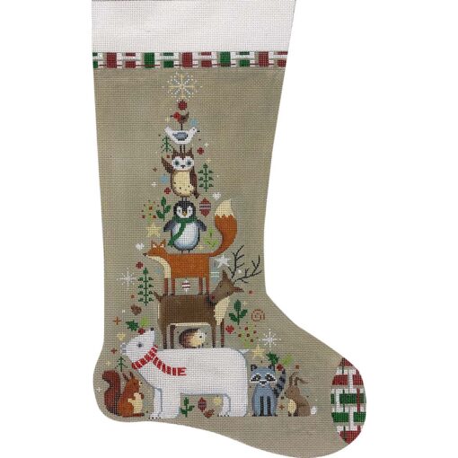 Stacked Animals Stocking (TS)