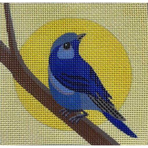 Blue Bird on Yellow (TS)