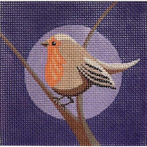 Brown Bird on Purple (TS)