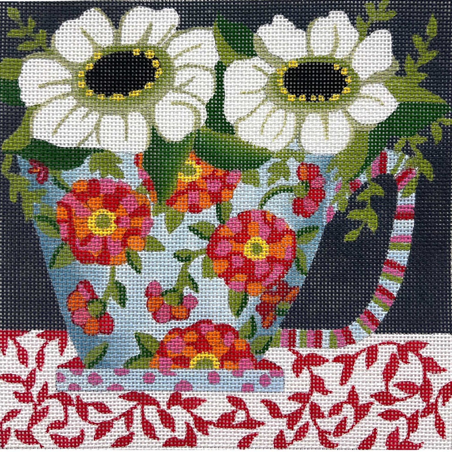 Floral Mug - White Flowers (TS)