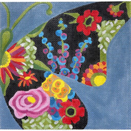 Small Half Butterfly - Blue (TS)