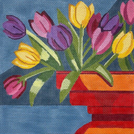 Tulips Red Vase (TS)