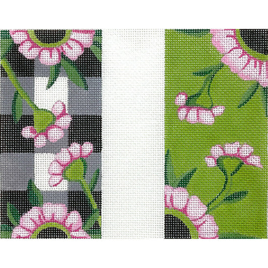 Black Check Floral Eyeglass (TS)