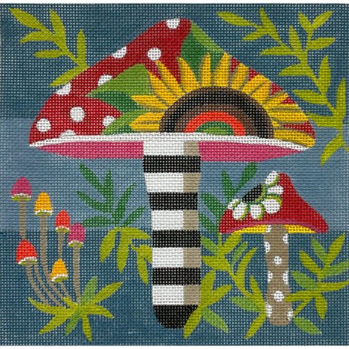 Sunflower Polka Dot Mushrooms (TS)