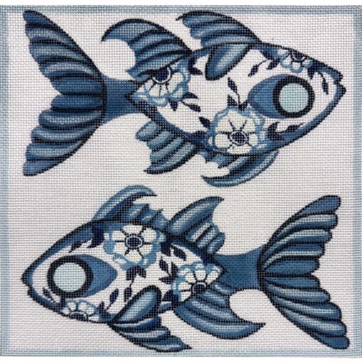 Blue Delft Fish (TS)