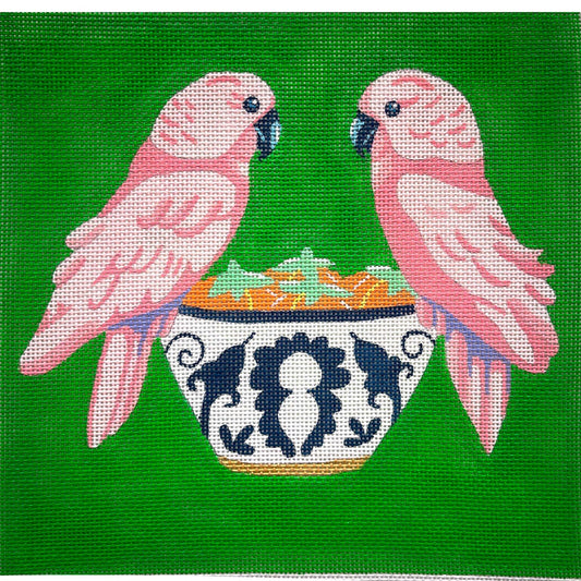 Pink Parakeet Pair (TS)