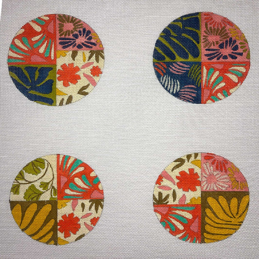 Collage Coasters (Set of 4) 4" (TS)