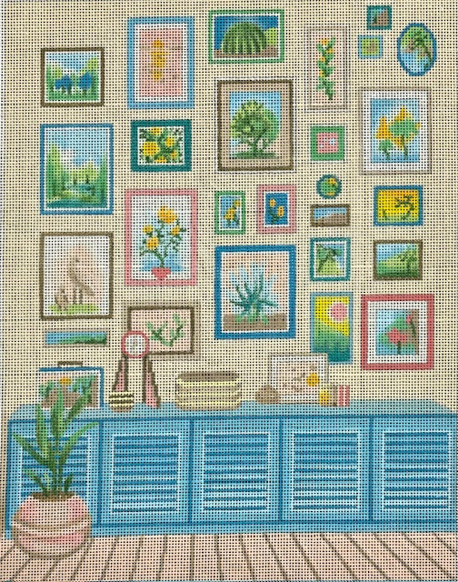 ASIT294 (TS) Blue Gallery Wall