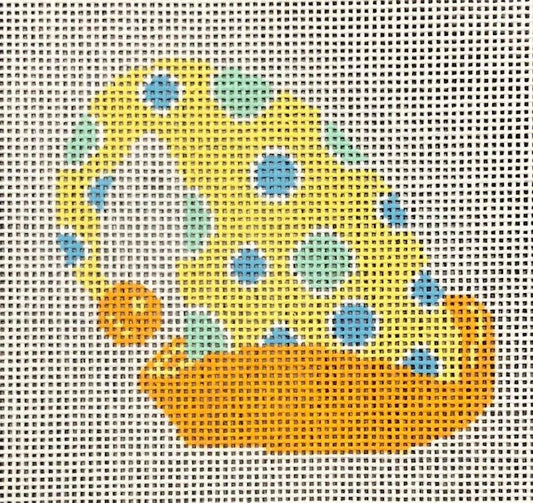 ASIT451 (TS) Blue Teal Dots Cap