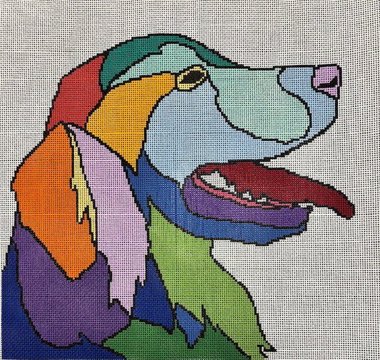ASIT561 (TS) Colorful Dog