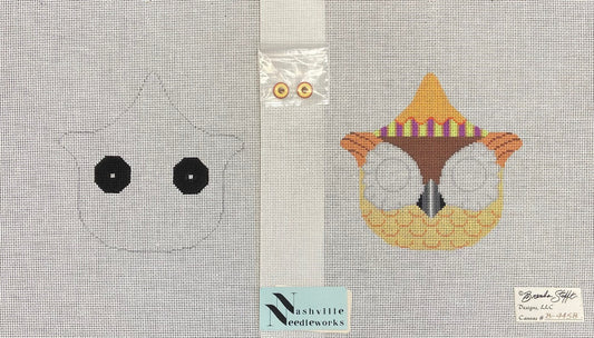 Brenda Stofft Halloween Bucket Ornament-Owl 2 Piece Candy Bucket  
B-445B