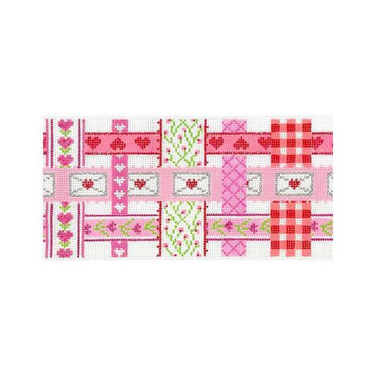 Kate Dickerson Valentine Ribbon  Basket BAS-07