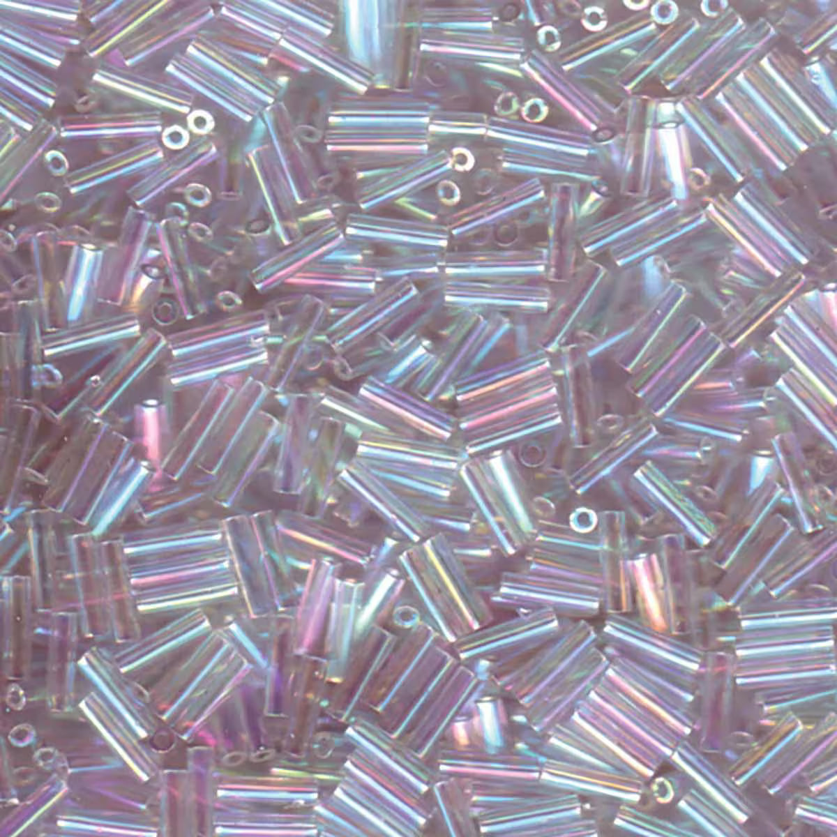 Crystal AB Bugle Bead
