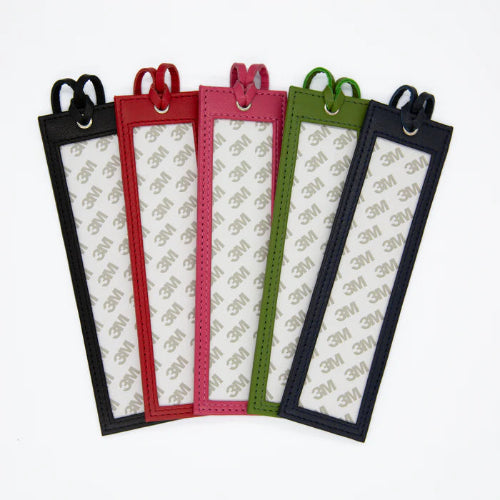 Tilli Tomas Leather Bookmark in multi colors with leather tassel