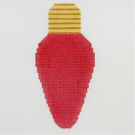 BW176 BlueWaters LightBulbinLobster Red withStitchGuide 18 mesh