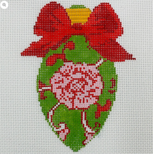 BW2270NBL BlueWaters BowBulbChinoiserie NeedlepointbyLaura