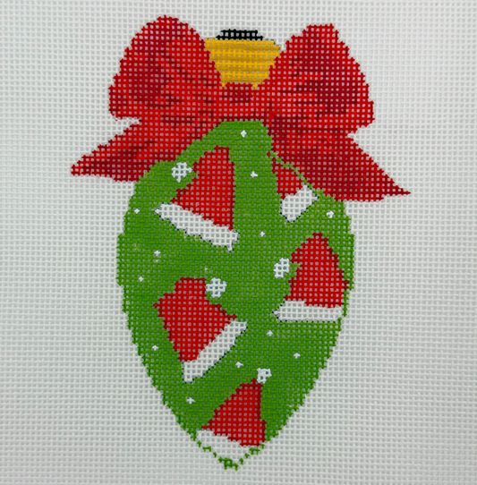 BW2271NBL BlueWaters NeedlepointbyLaura BowBulbHats 18 mesh