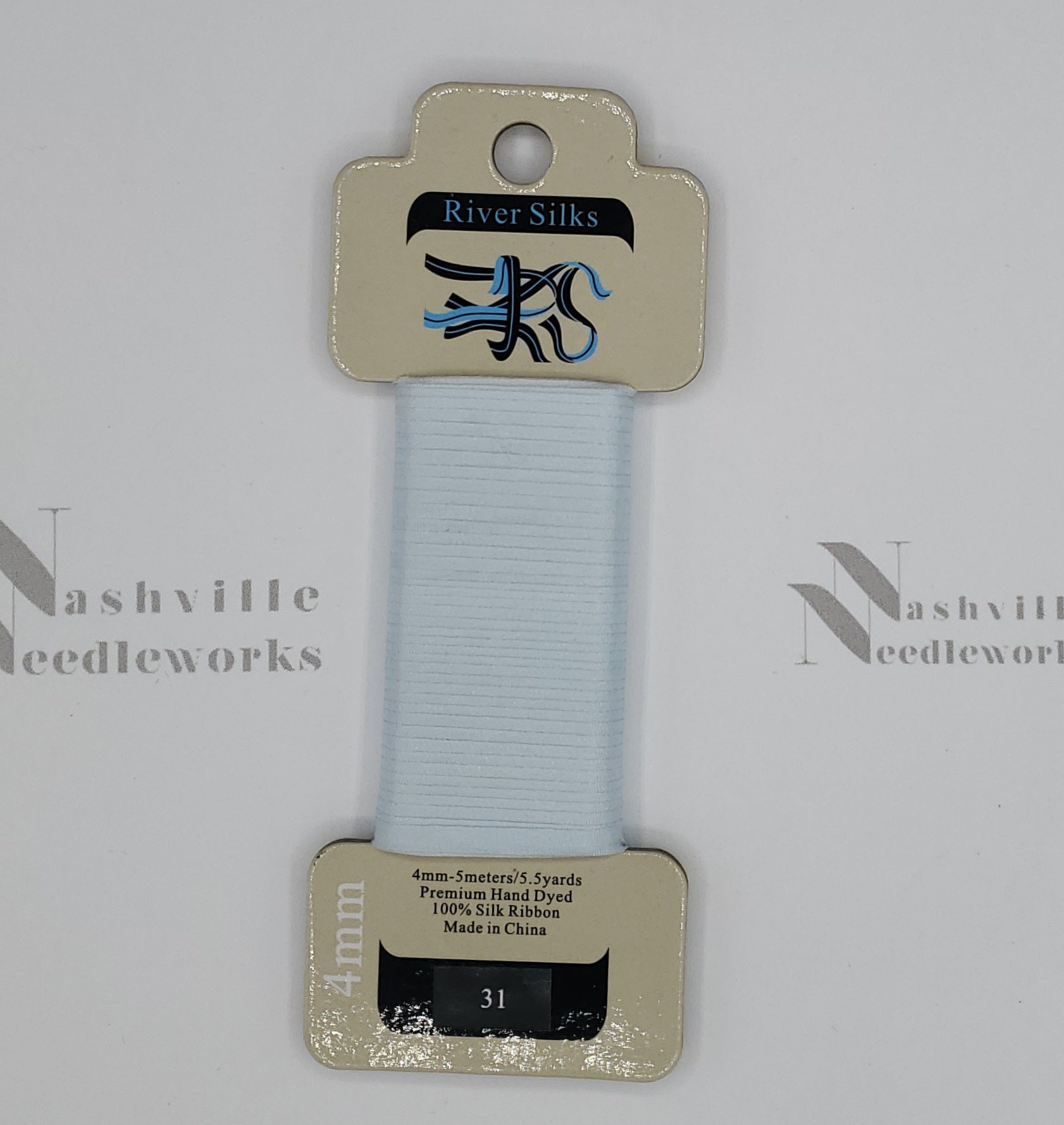 Ballad Blue Silk Ribbon - 31