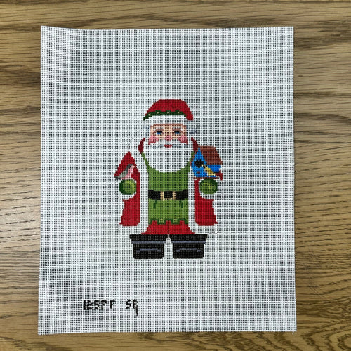 Susan Roberts Needlepoint Designs SR1257F Birdhouse Santa