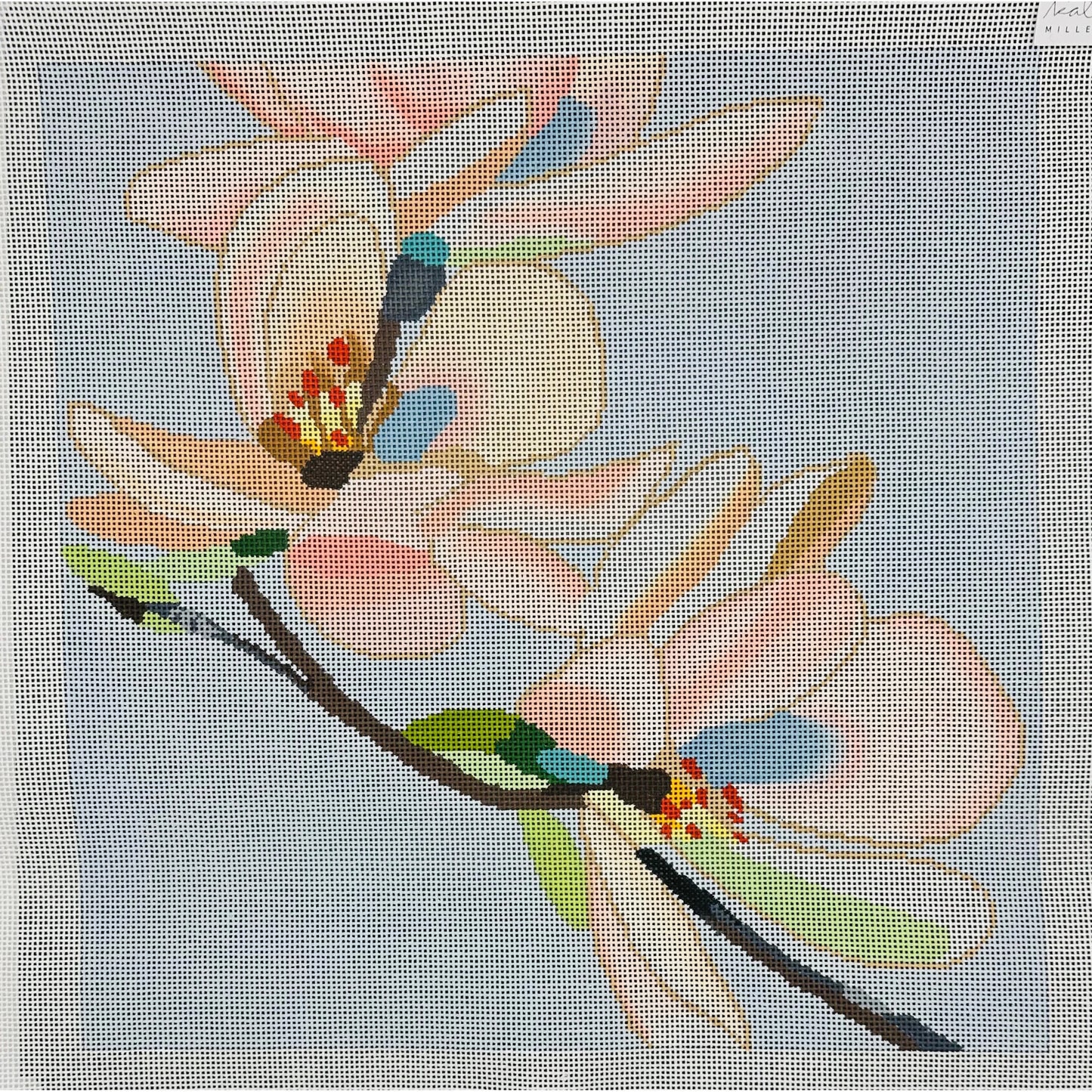 Blue Ridge Stitchery Magnolia Bloom, 13 mesh 