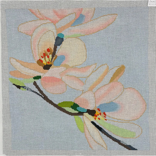 Blue Ridge Stitchery Magnolia Bloom, 13 mesh 