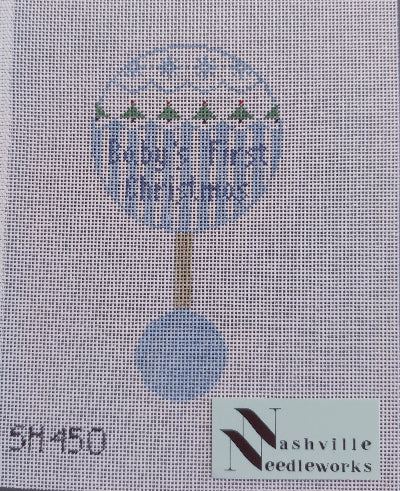 Kathy Schenkel Designs Baby Blue Rattle SH450