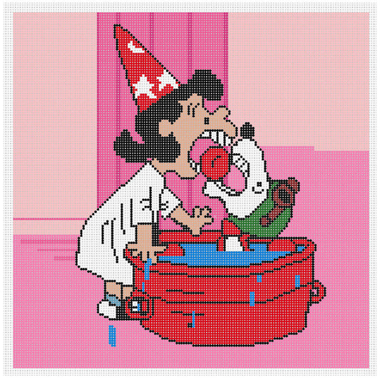 PEANUTS  "Great Pumpkin" - Lucy & Snoopy Bobbing for Apples - 13 or 18 Mesh