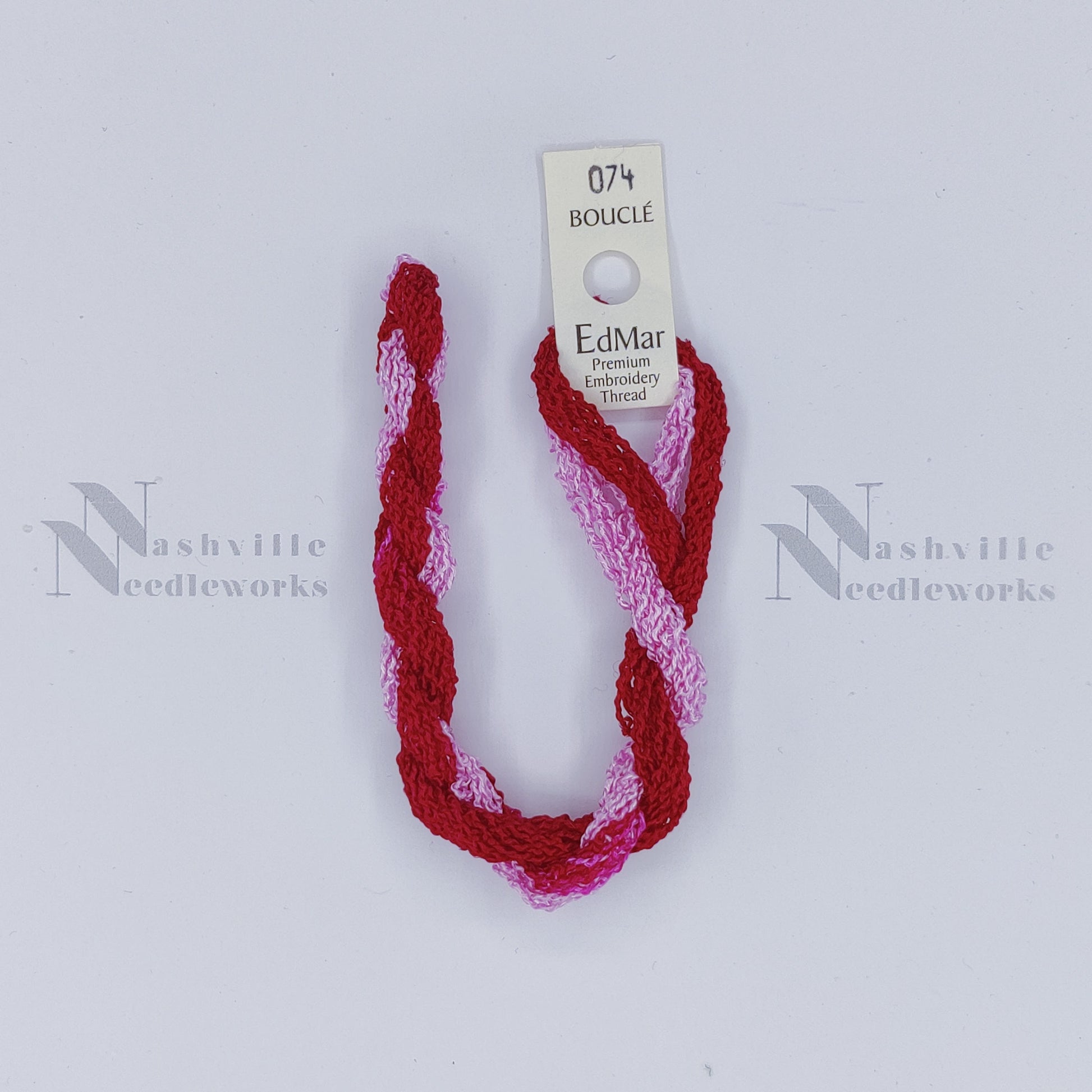 Bouclé - 074 Med to Pale XChristmas Red