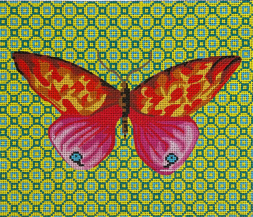 Colors of Praise LEE81 Butterfly on Green