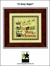 C1072OhHolyNight CrossStitchPattern TwinPeakPrimitives