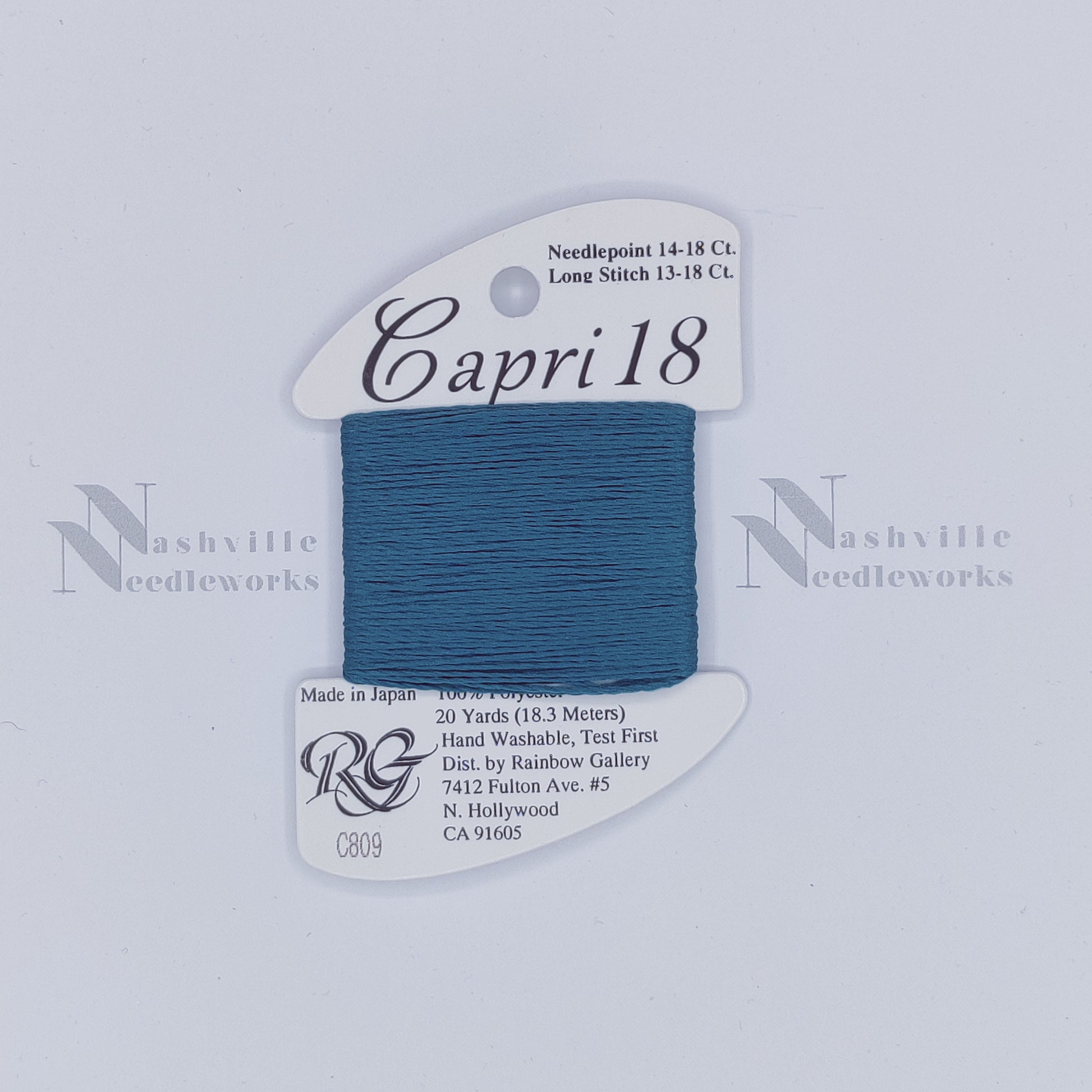 Capri 18 -  C809 Teal Green