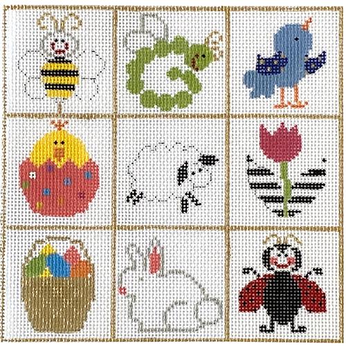 C940 ThePrincess&Me SpringtimeSquares 18mesh