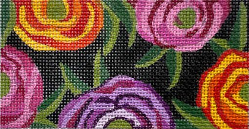 Floral - Black Clutch Insert (TS)