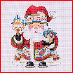 COSA-44 (TS) Squatty Santa w/ Menorah