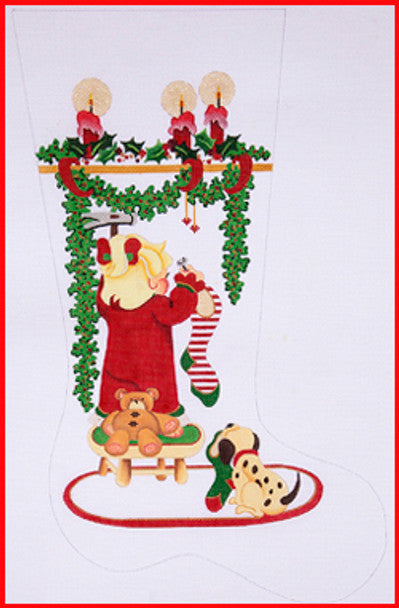 CS-450-18 (TS) Girl Hanging Sock Stocking