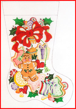 CS-1194 (TS) Cookies and Gingerbread Girl Stocking