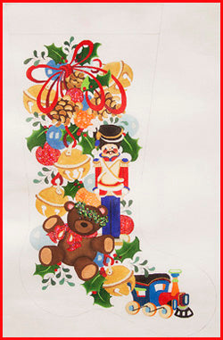 CS-169-18 (TS) - Stocking with Toys and Ornaments