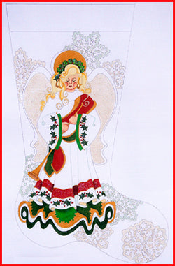 CS-190-18 (TS) Stocking with Angel
