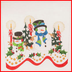 CSC-22-18 (TS) Snowmen and Candles Cuff